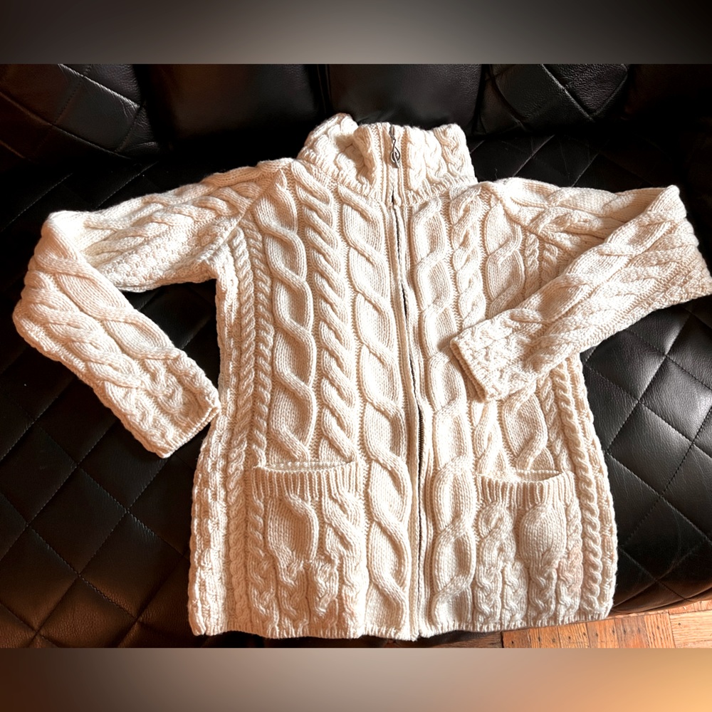Aran Cable Knit Sweater